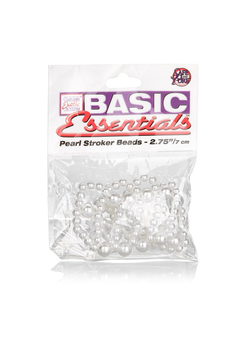 CalExotics Basic Essentials Pearl Stroker Beads 2.75'/7 cm Happytoys Sexshop: liever Happy dan Easy 😊