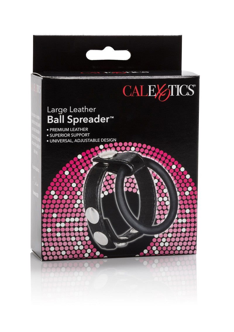 CalExotics Large Leather Ball Spreader Happytoys Sexshop: liever Happy dan Easy 😊