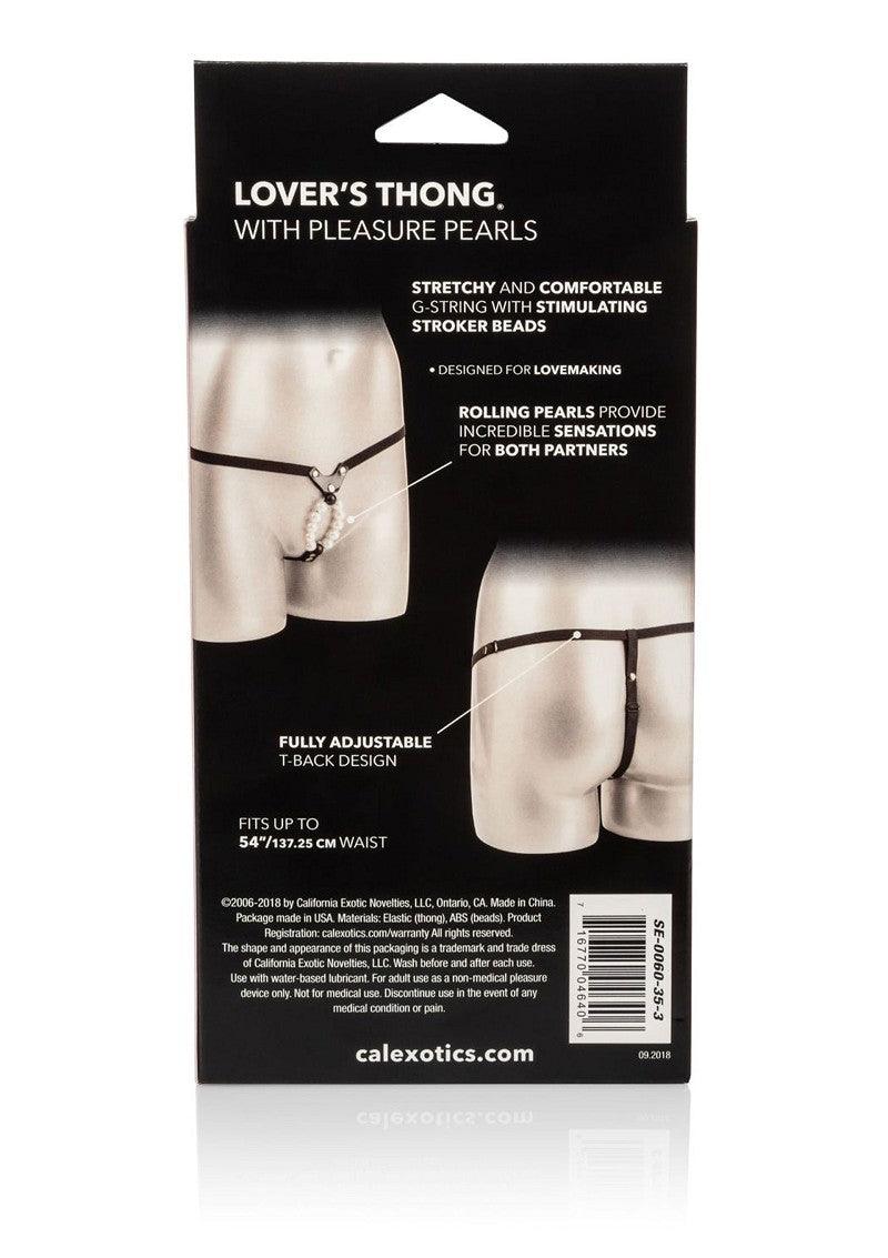 CalExotics Lover's Thong with Pleasure Pearls @ Happytoys Sexshop: Toys for Feeling Happy & Easy 😊