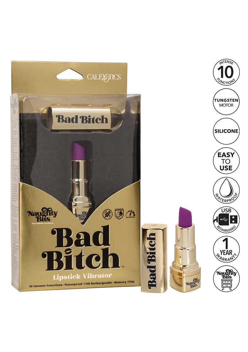 CalExotics Naughty Bits Bad Bitch Lipstick Vibrator Happytoys Sexshop: liever Happy dan Easy 😊