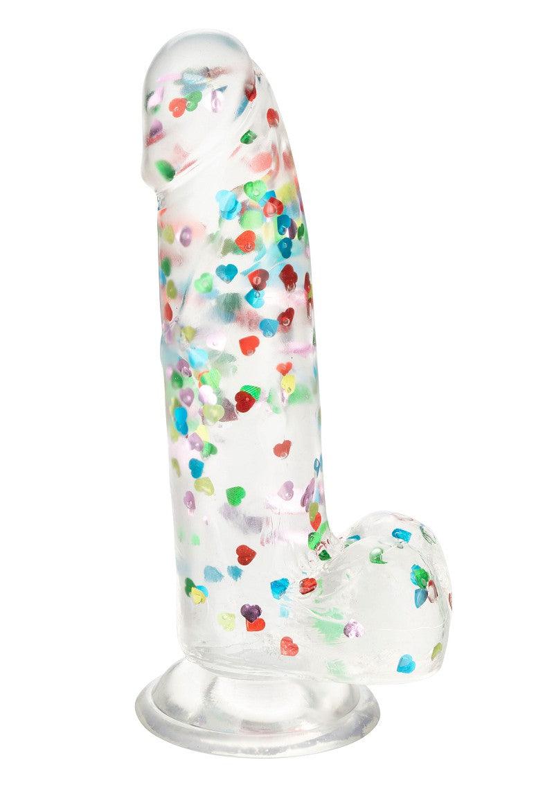 ♂ ♀ CalExotics Naughty Bits I Love Dick Heart-filled Dong @ Happytoys Sexshop: Toys for Feeling Happy & Easy 😊