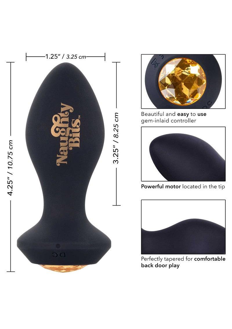 ♂ ♀ CalExotics Naughty Bits Shake Your Ass Petite Vibrating Butt Plug @ Happytoys Sexshop: Toys for Feeling Happy & Easy 😊