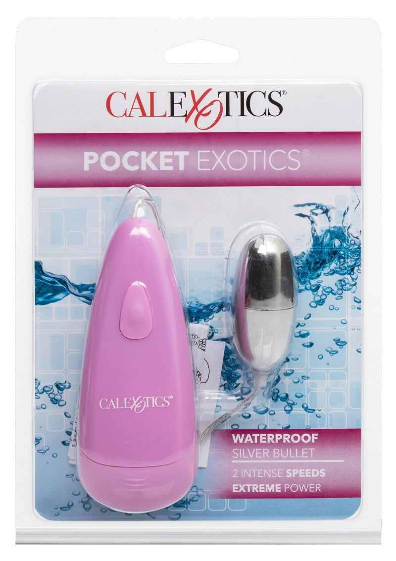 CalExotics Pocket Exotics Waterproof Silver Bullet Happytoys Sexshop: liever Happy dan Easy 😊