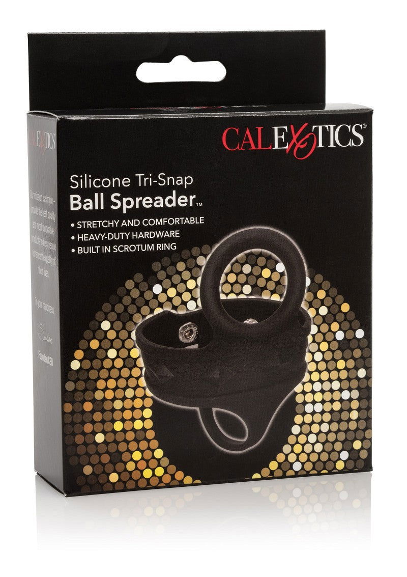 CalExotics Silicone Tri-Snap Ball Spreader @ Happytoys Sexshop: Toys for Feeling Happy & Easy 😊