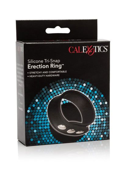 CalExotics Silicone Tri-Snap Erection Ring Happytoys Sexshop: liever Happy dan Easy 😊