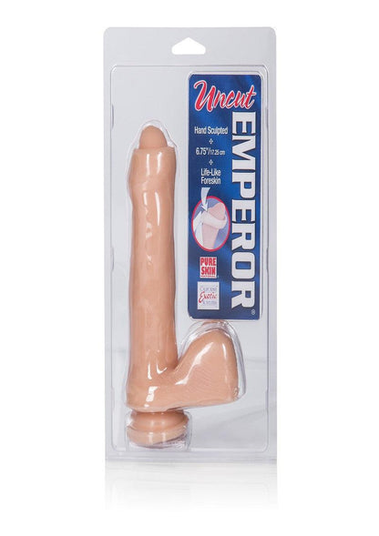 CalExotics Uncut Emperor onbesneden penis dildo Happytoys Sexshop: liever Happy dan Easy 😊