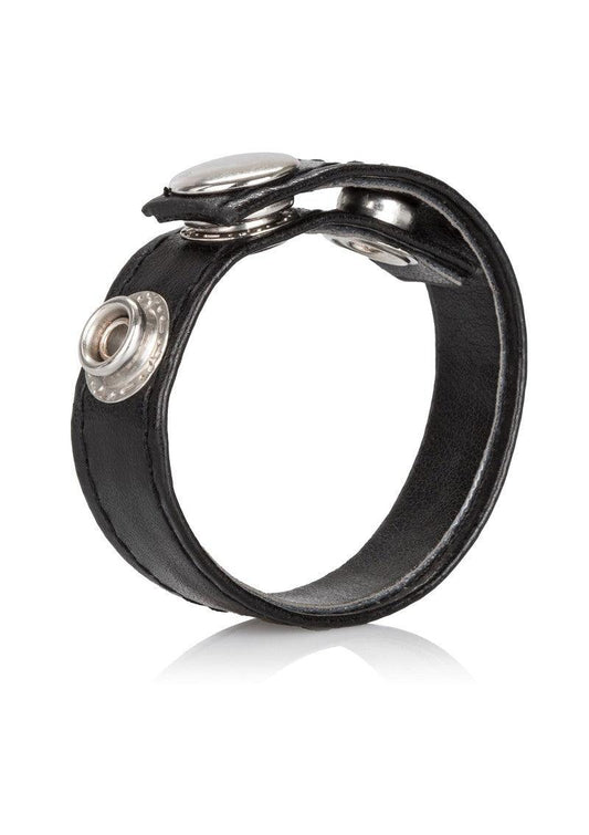 CalExotics leren 3-Snap Ring | Happytoys | Discreet | Vertrouwd |Snelle levering