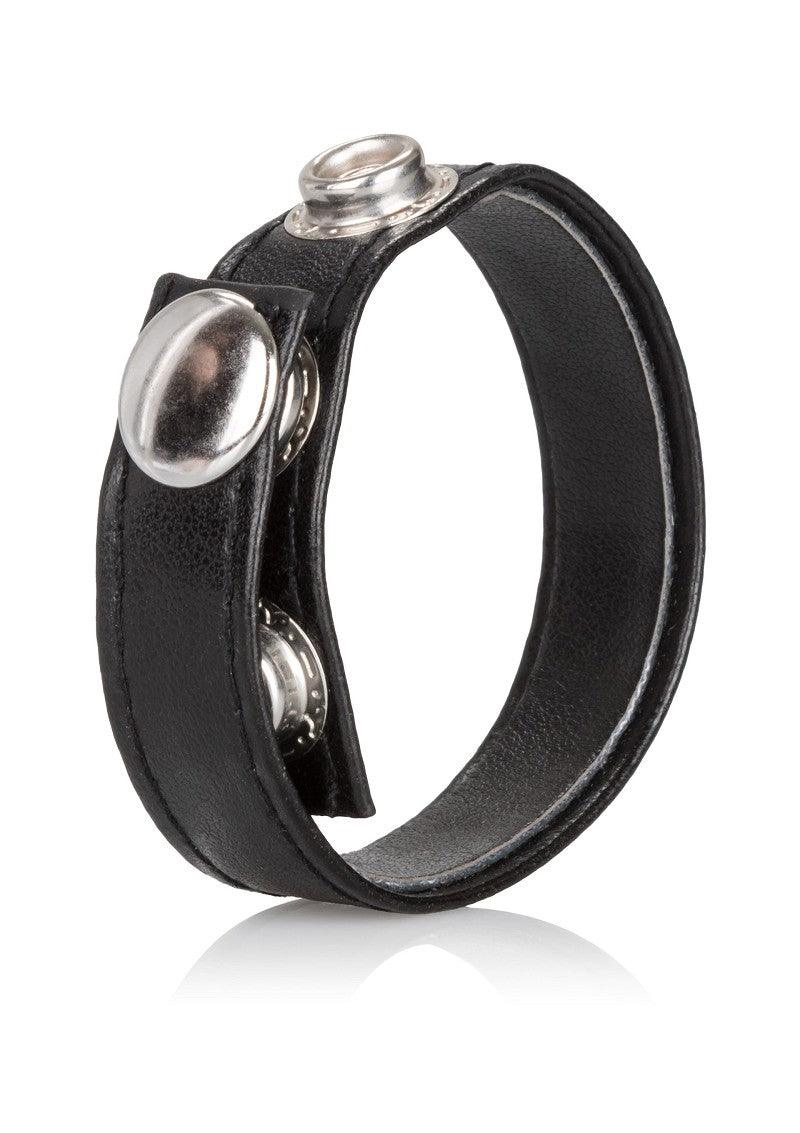 CalExotics leren 3-Snap Ring @ Happytoys Sexshop: Toys for Feeling Happy & Easy 😊