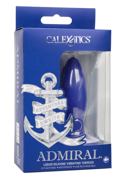 ♂ CalExotics Admiral Liquid Silicone Vibrating Torpedo @ Happytoys Sexshop: Toys for Feeling Happy & Easy 😊