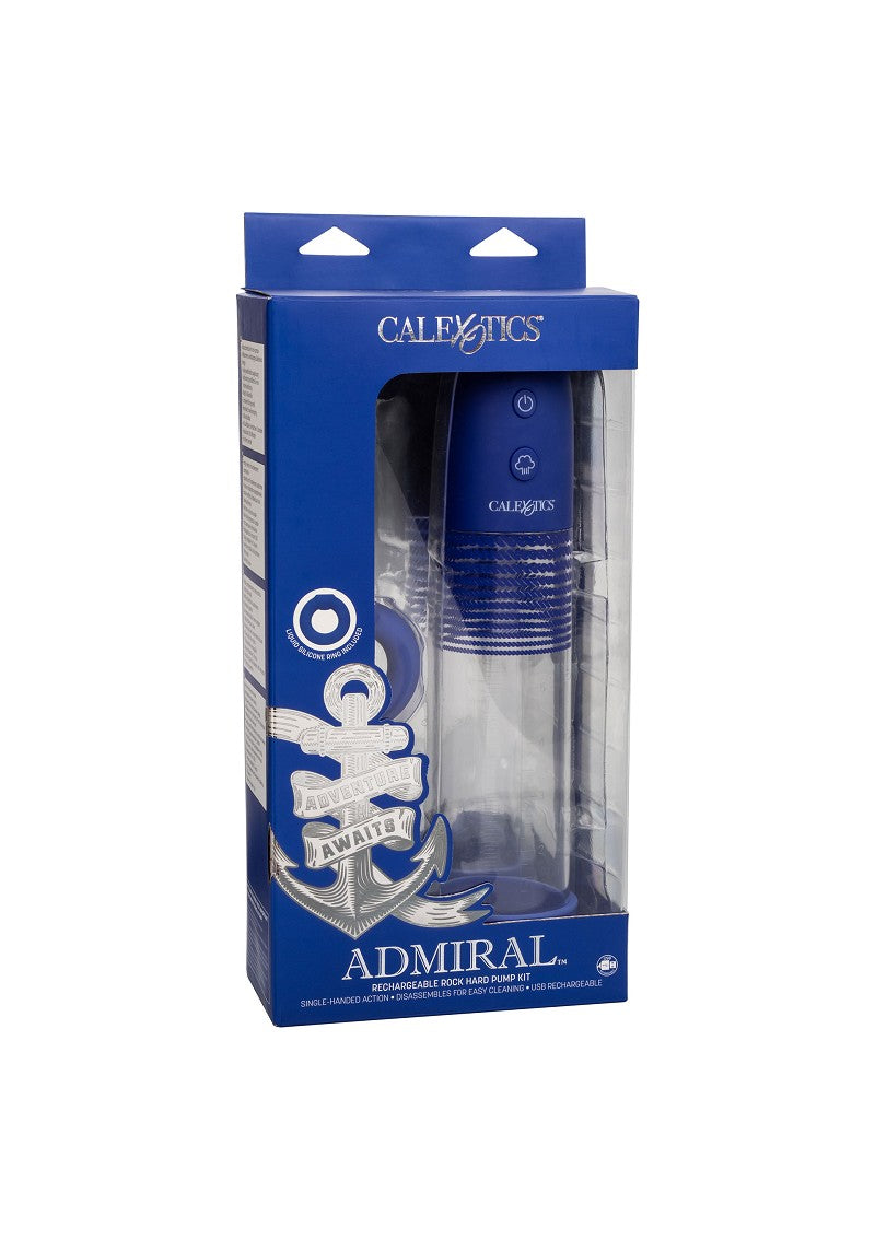 ♂ CalExotics Admiral Rechargeable Rock Hard Pump Kit