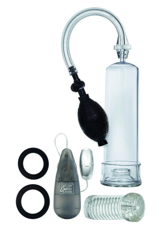 CalExotics Apollo Sta-Hard Kit Penis pomp met cockring | Happytoys | Discreet | Vertrouwd |Snelle levering