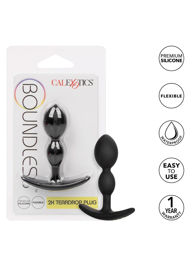 ♂ ♀ CalExotics Boundless 2X Teardrop Plug @ Happytoys Sexshop: Toys for Feeling Happy & Easy 😊