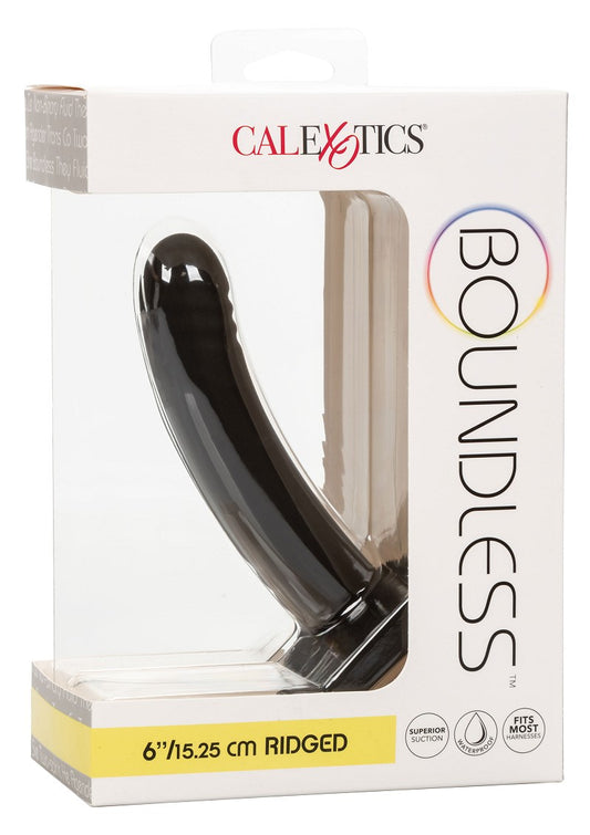 CalExotics Boundless 6”/15.25 cm Ridged Anal probe