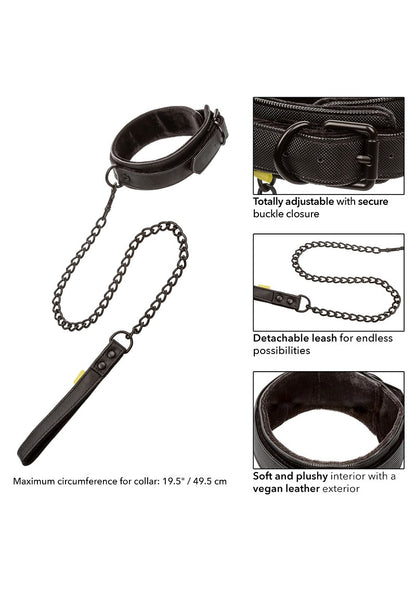 ♂ ♀ CalExotics Boundless Collar with Leash