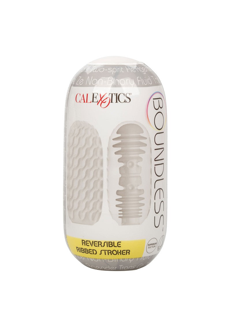 ♂ CalExotics Boundless Reversible Ribbed Stroker