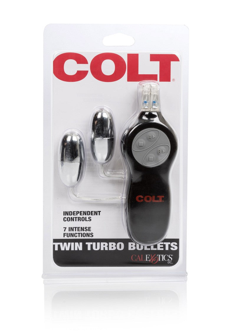 ♂ ♀ CalExotics COLT Twin Turbo Bullets Double Vibrator @ Happytoys Sexshop: Toys for Feeling Happy & Easy 😊