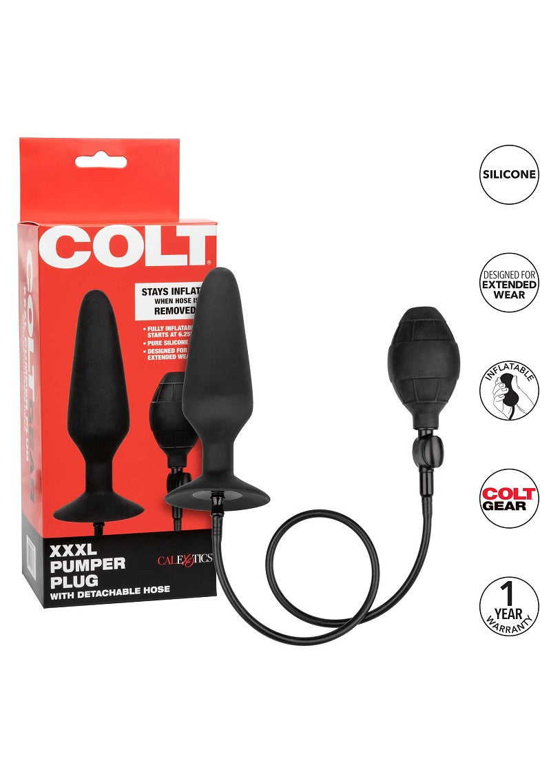 ♂ ♀ CalExotics COLT XXXL Pumper Plug with Detachable Hose