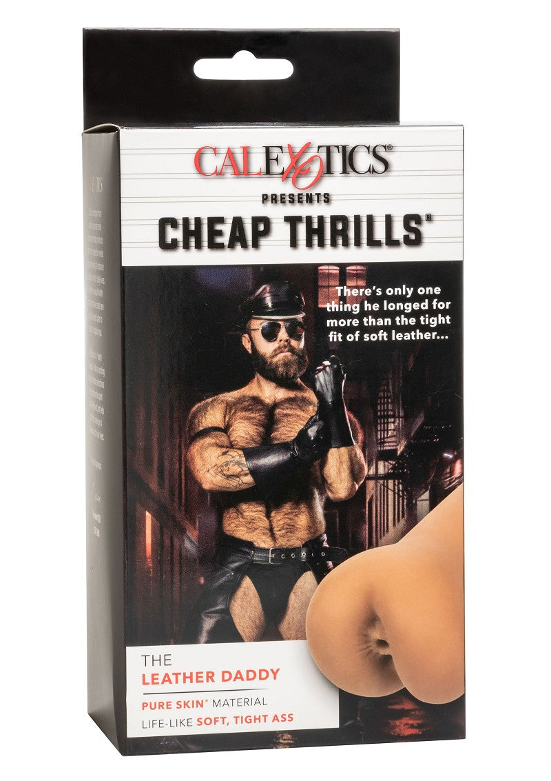 ♂ CalExotics Cheap Thrills The Leather Daddy Stroker Masturbator