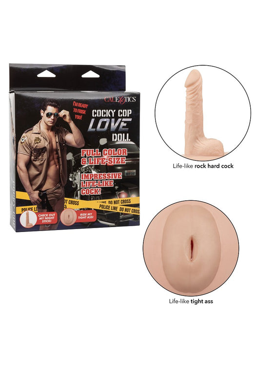 ♂ CalExotics Cocky Cop Love Doll Masturbator & Dildo @ Happytoys Sexshop: Toys for Feeling Happy & Easy 😊