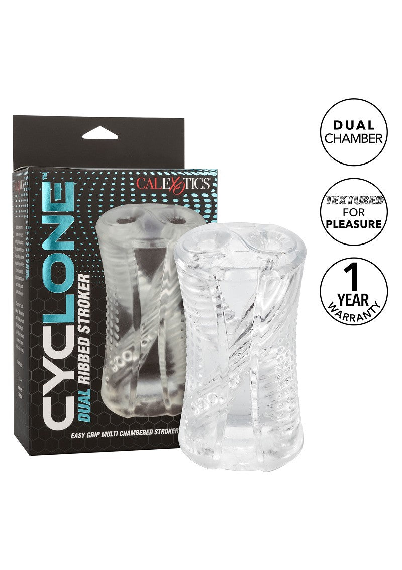 ♂ CalExotics Cyclone Dual Ribbed Stroker Masturbator @ Happytoys Sexshop: Toys for Feeling Happy & Easy 😊