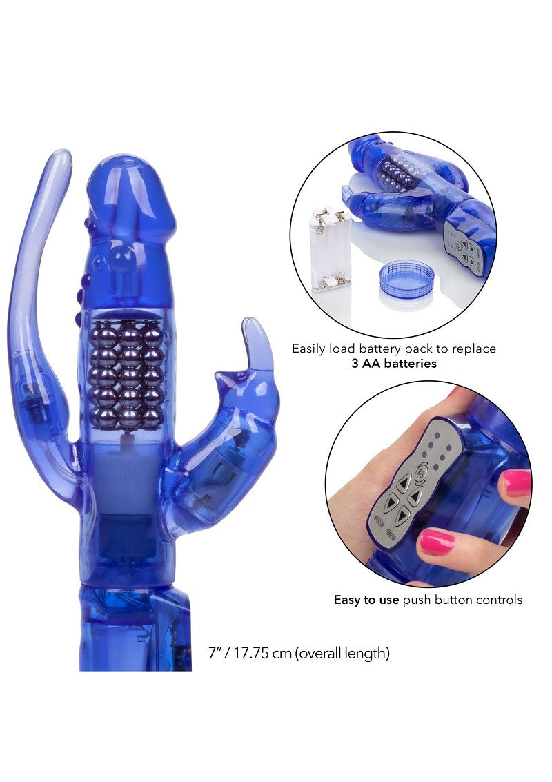 ♀ CalExotics Delight Triple Orgasm vibrator @ Happytoys Sexshop: Toys for Feeling Happy & Easy 😊