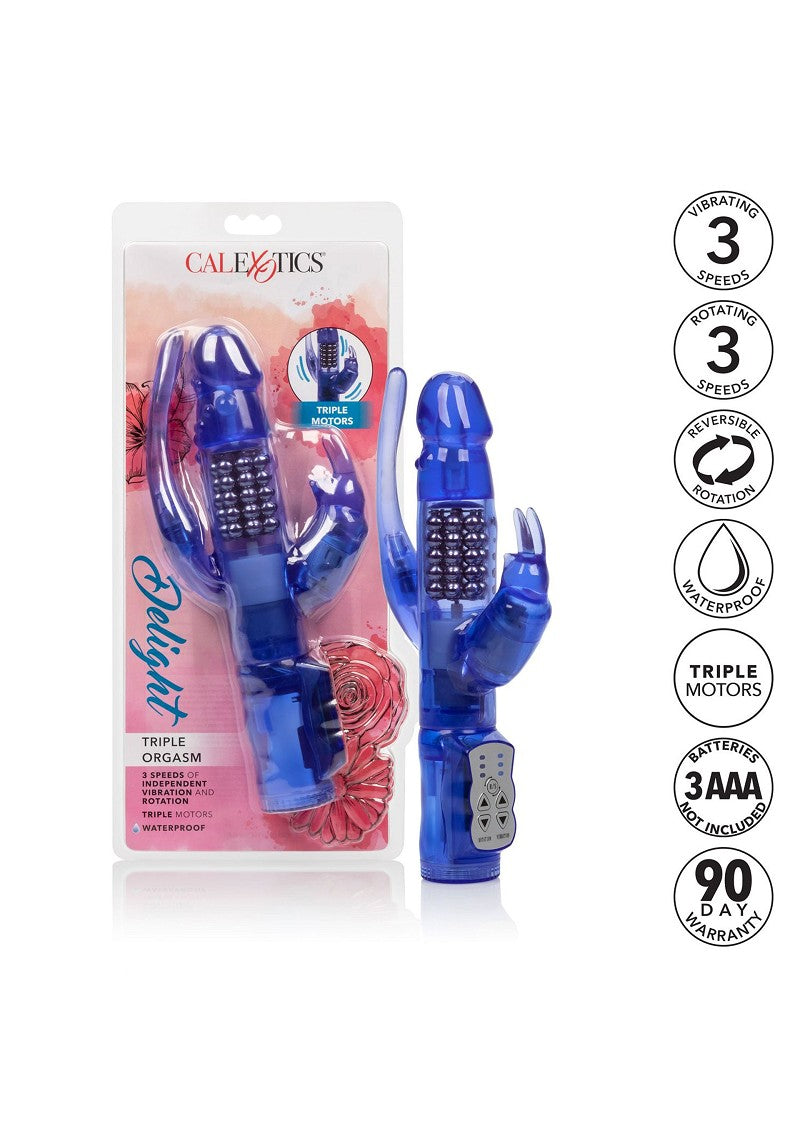 ♀ CalExotics Delight Triple Orgasm vibrator @ Happytoys Sexshop: Toys for Feeling Happy & Easy 😊