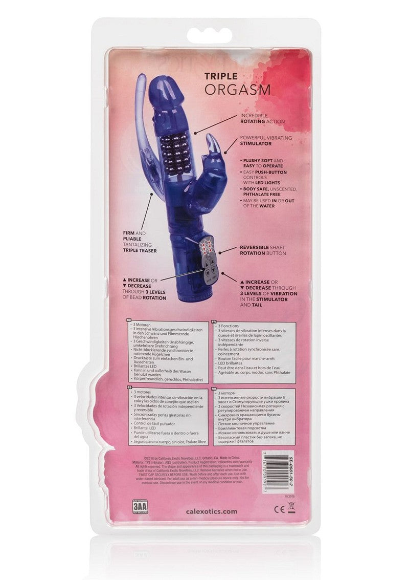 ♀ CalExotics Delight Triple Orgasm vibrator @ Happytoys Sexshop: Toys for Feeling Happy & Easy 😊