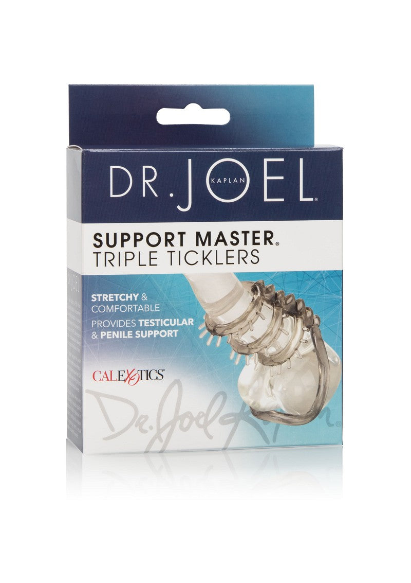 ♂ CalExotics Dr. Joel Kaplan Support Master Triple Ticklers Cockring