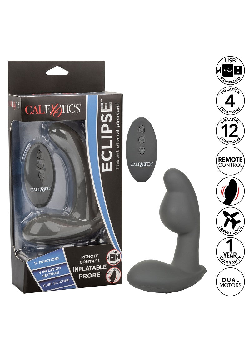 ♂ ♀ CalExotics Eclipse Eclipse Rem Inflatable Probe Anal Vibrator