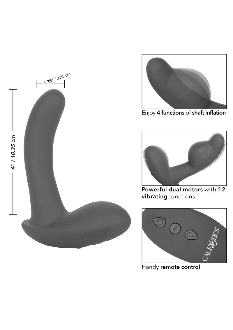 ♂ ♀ CalExotics Eclipse Eclipse Rem Inflatable Probe Anal Vibrator