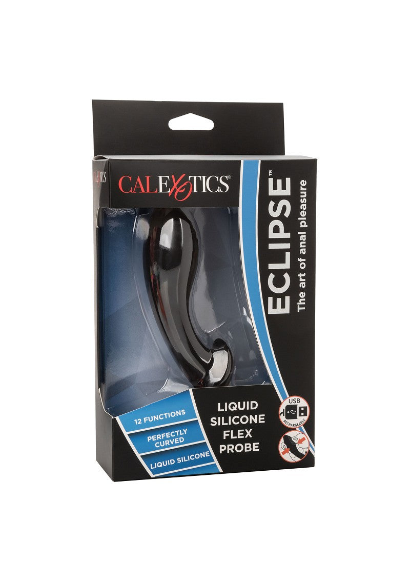 ♂ ♀ CalExotics Eclipse Liquid Silicone Flex Probe Vibrator