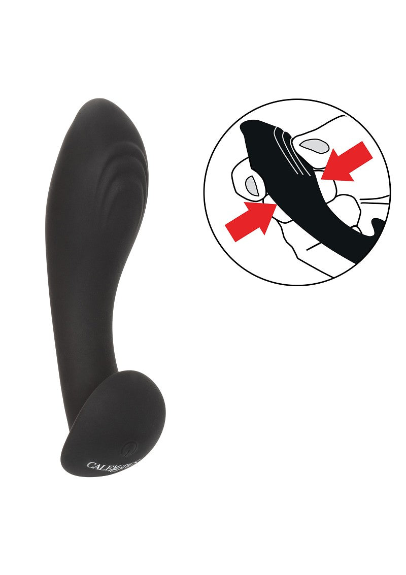 ♂ ♀ CalExotics Eclipse Liquid Silicone Flex Probe Vibrator