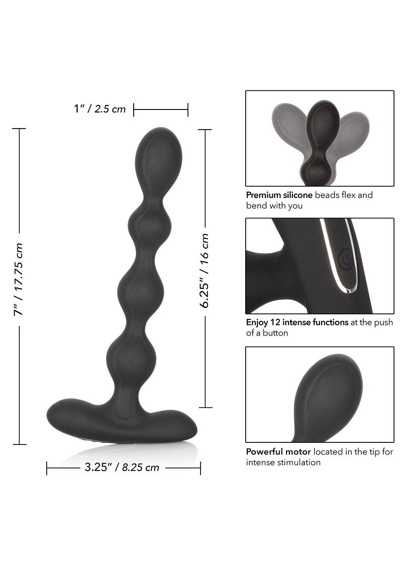 ♂ ♀ CalExotics Eclipse Slender Vibrating Anal Beads @ Happytoys Sexshop: Toys for Feeling Happy & Easy 😊