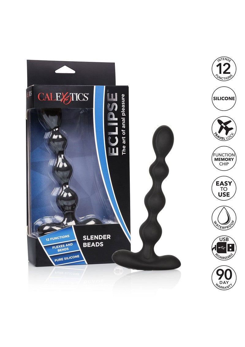 ♂ ♀ CalExotics Eclipse Slender Vibrating Anal Beads @ Happytoys Sexshop: Toys for Feeling Happy & Easy 😊