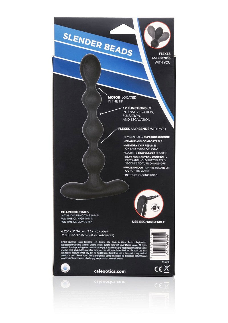 ♂ ♀ CalExotics Eclipse Slender Vibrating Anal Beads @ Happytoys Sexshop: Toys for Feeling Happy & Easy 😊