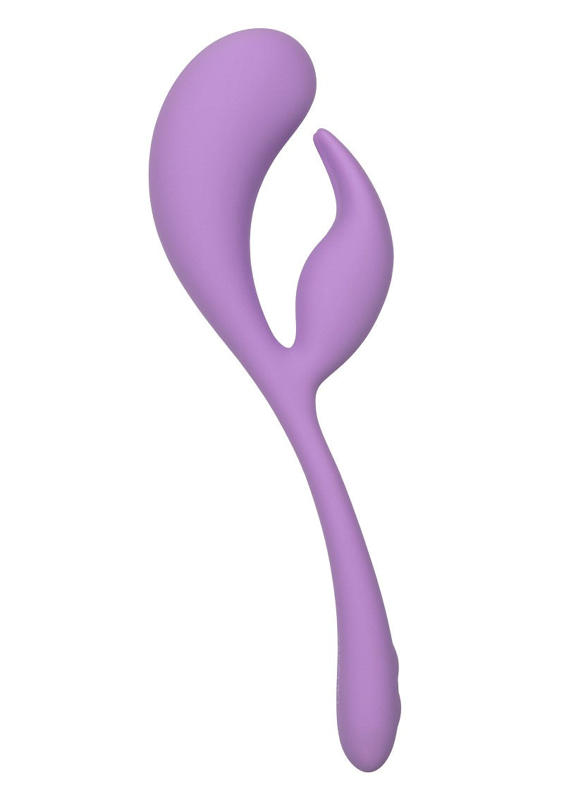 ♀ CalExotics Elle Liquid Silicone Dual Flicker Vibrator