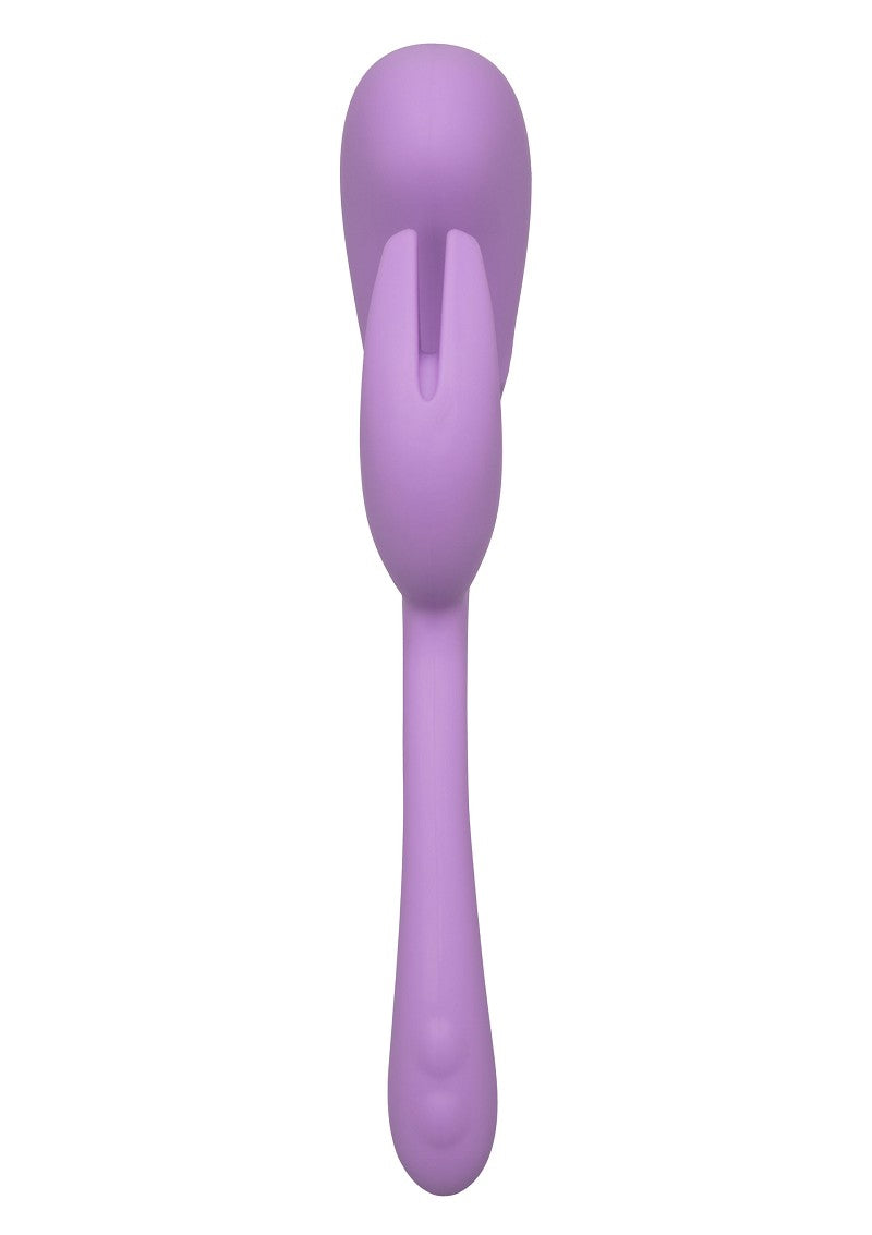 ♀ CalExotics Elle Liquid Silicone Dual Flicker Vibrator