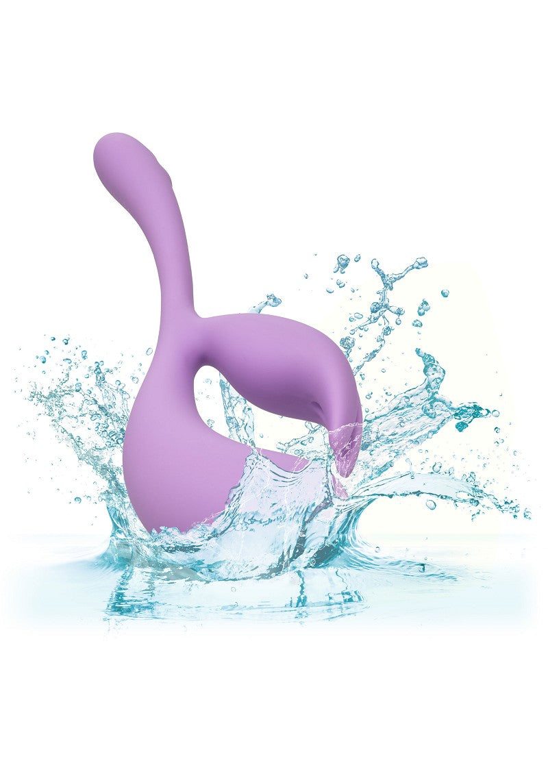 ♀ CalExotics Elle Liquid Silicone Dual Flicker Vibrator