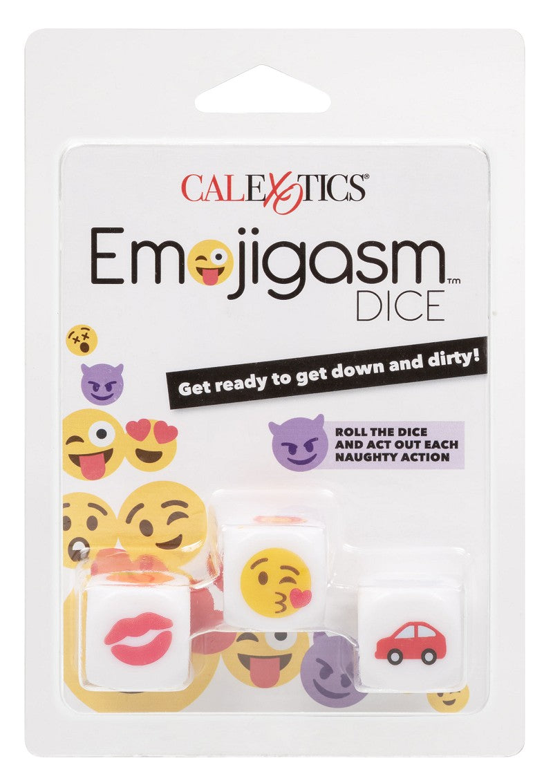 ♂ ♀ CalExotics Emojigasm Dice @ Happytoys Sexshop: Toys for Feeling Happy & Easy 😊