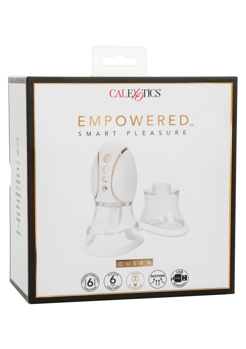 ♀ CalExotics Empowered Smart Pleasure Queen licking vibrator @ Happytoys Sexshop: Toys for Feeling Happy & Easy 😊