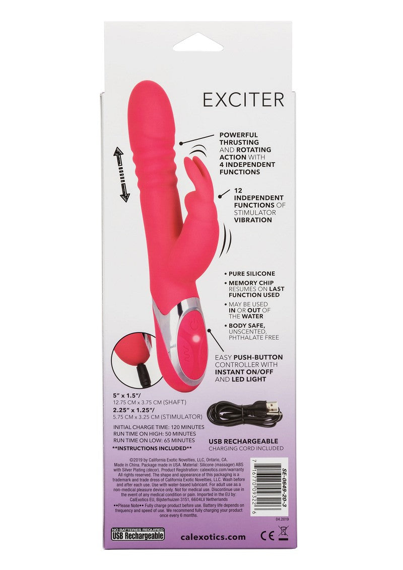 ♀ CalExotics Enchanted Exciter Rabbit vibrator @ Happytoys Sexshop: Toys for Feeling Happy & Easy 😊