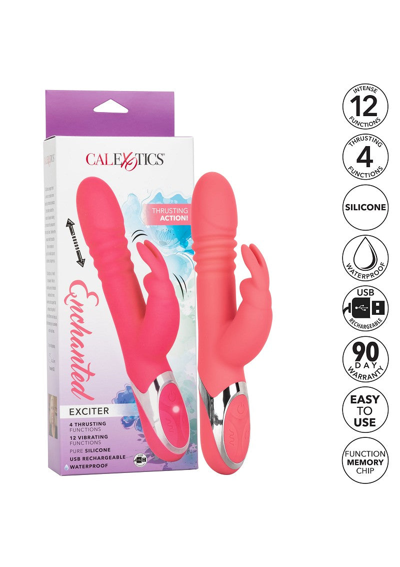 ♀ CalExotics Enchanted Exciter Rabbit vibrator @ Happytoys Sexshop: Toys for Feeling Happy & Easy 😊