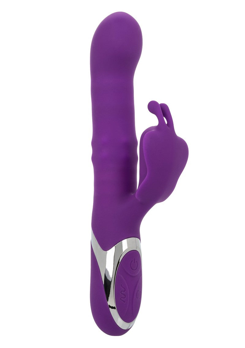 ♀ CalExotics Enchanted Flutter Double Vibrator with clit stimulation