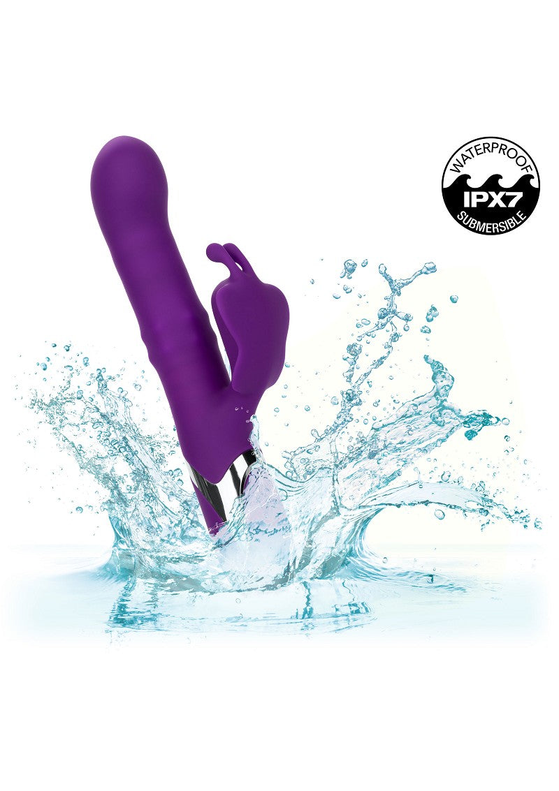 ♀ CalExotics Enchanted Flutter Double Vibrator with clit stimulation