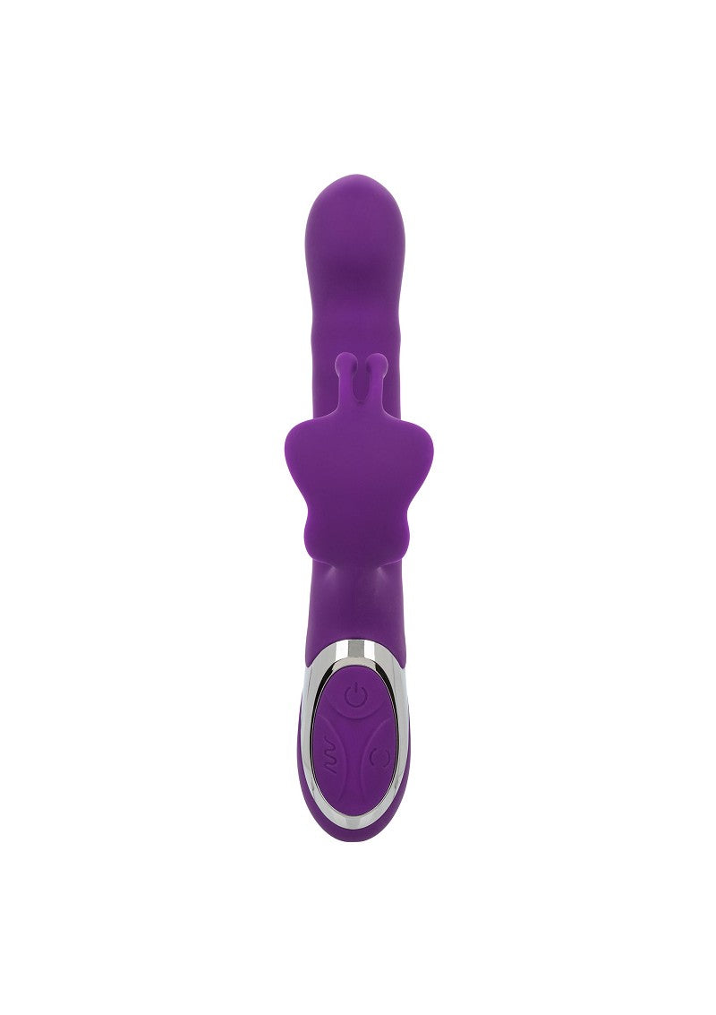 ♀ CalExotics Enchanted Flutter Double Vibrator with clit stimulation