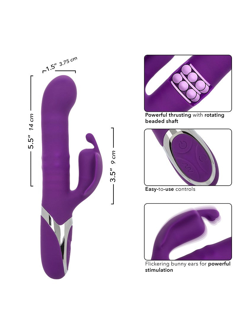 ♀ CalExotics Enchanted Flutter Double Vibrator with clit stimulation @ Happytoys Sexshop: Toys for Feeling Happy & Easy 😊