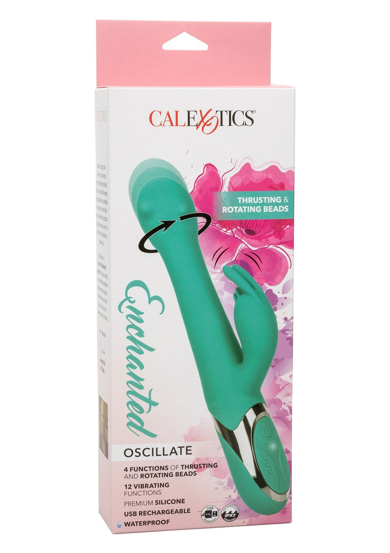 ♀ CalExotics Enchanted Oscillate Thrusting, Rotating double vibrator