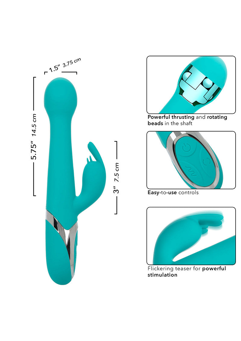 ♀ CalExotics Enchanted Oscillate Thrusting, Rotating double vibrator