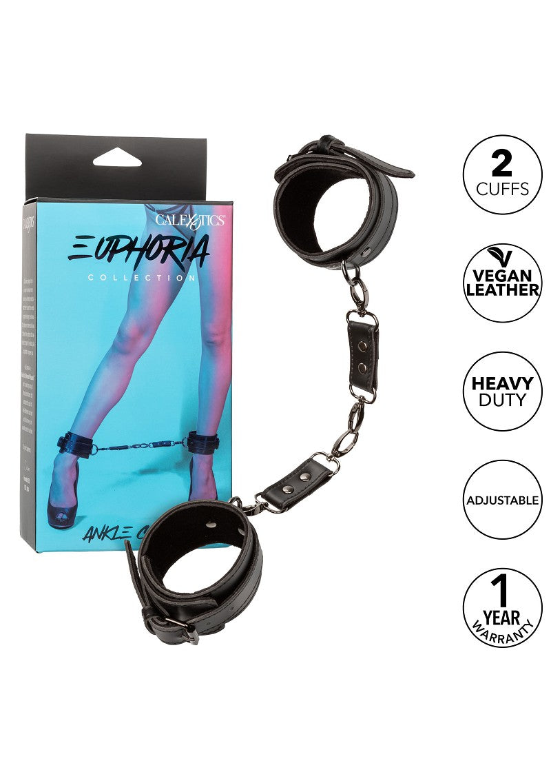 ♀ ♂ CalExotics Euphoria Collection Ankle Cuffs @ Happytoys Sexshop: Toys for Feeling Happy & Easy 😊