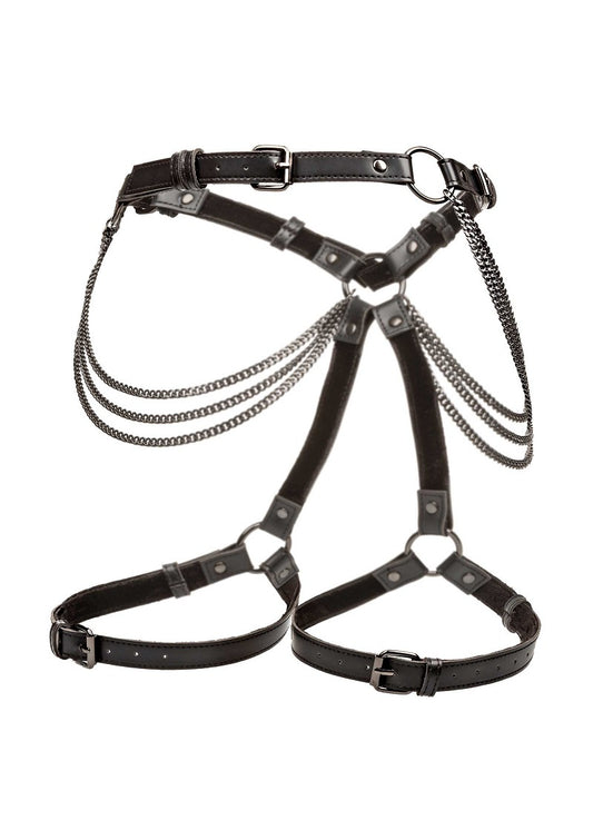 ♀ CalExotics Euphoria Collection Multi Chain Thigh Harness